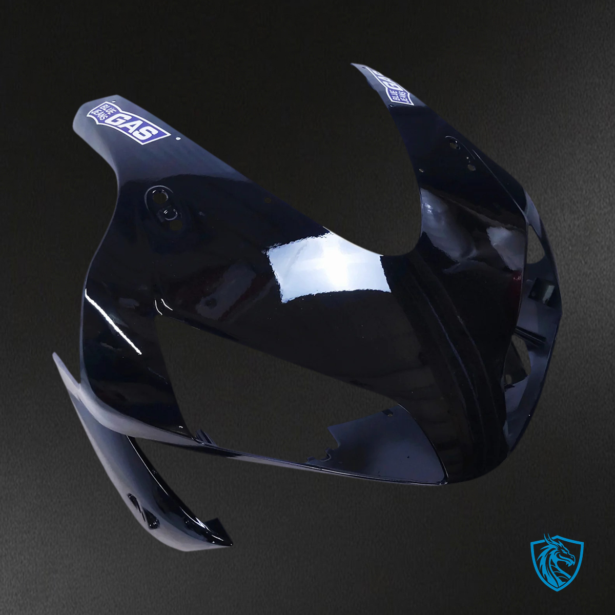 Honda CBR600RR (2003-2004) Black with Logo - Fairing Kit