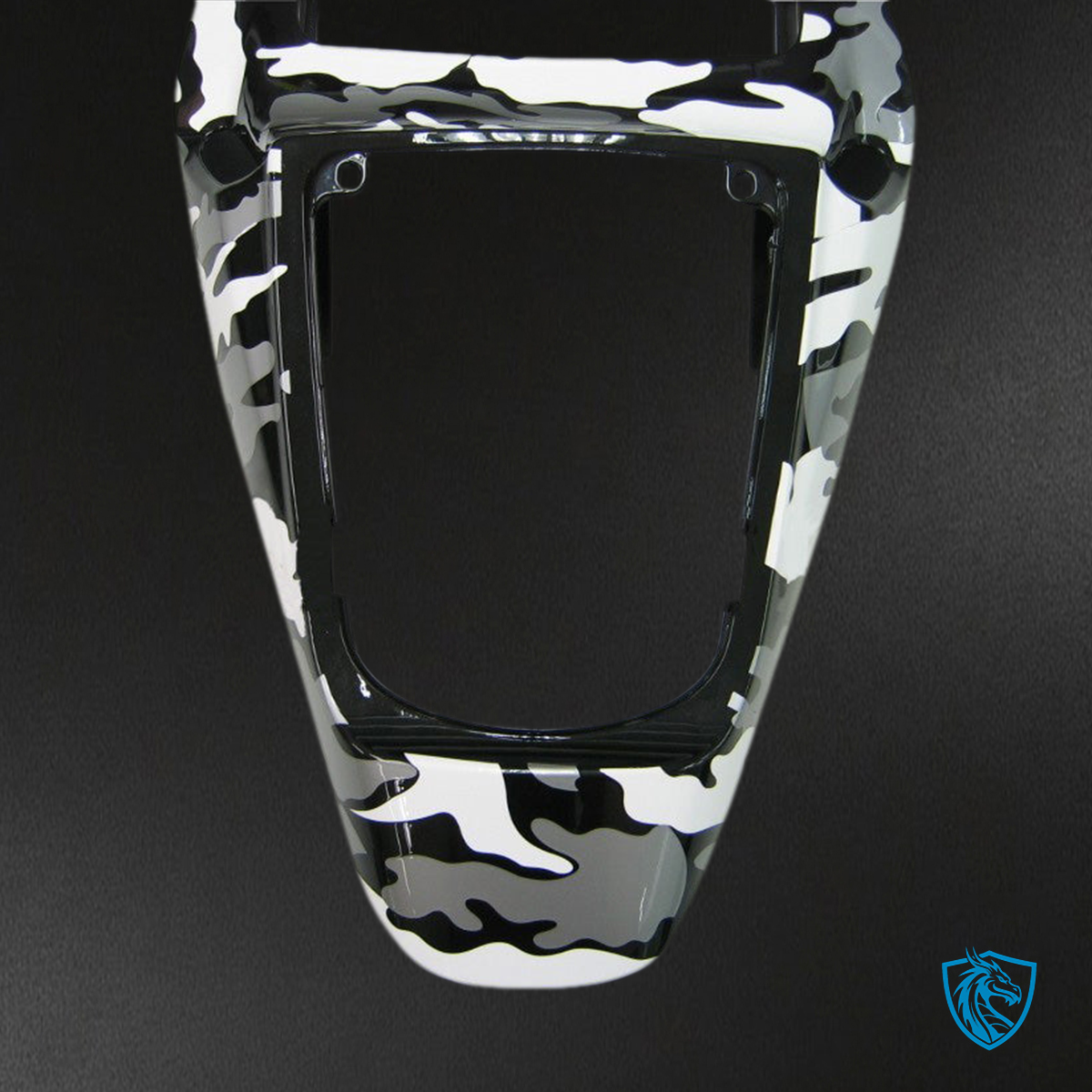 Honda CBR600RR (2003-2004) Blk White & Silver Camouflage Fairings Kit - Aftermarket ABS Bodywork