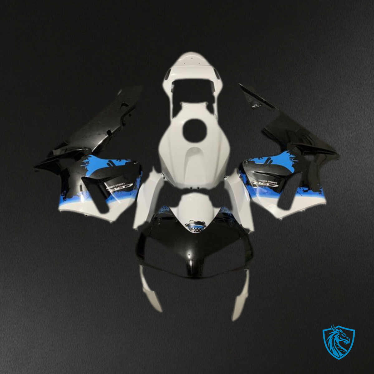 Honda CBR600RR (2003-2004) Blue Splash Motorcycle - Custom ABS Fairing Kit
