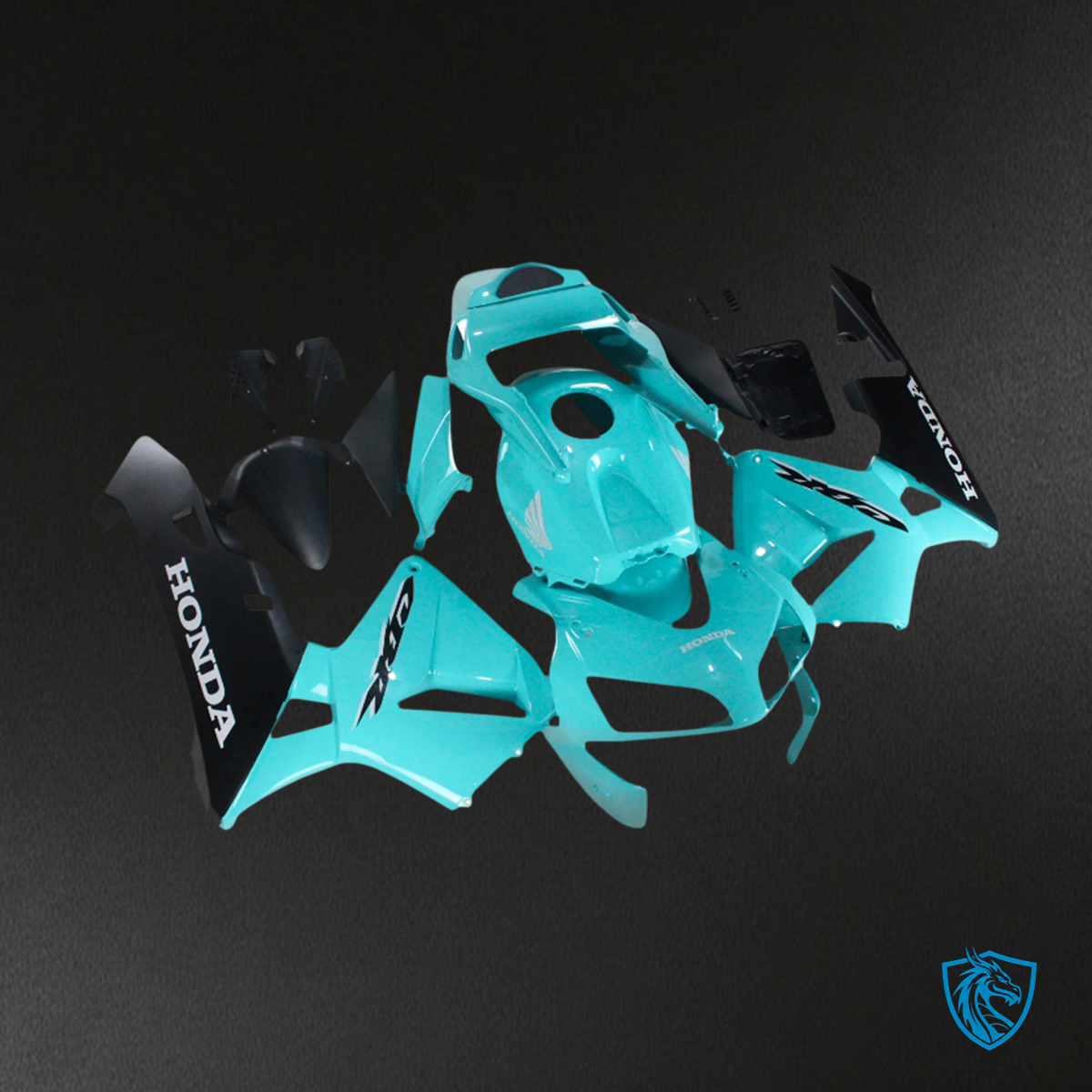 Honda CBR600RR (2003-2004) Blue & Black - Fairing Kit