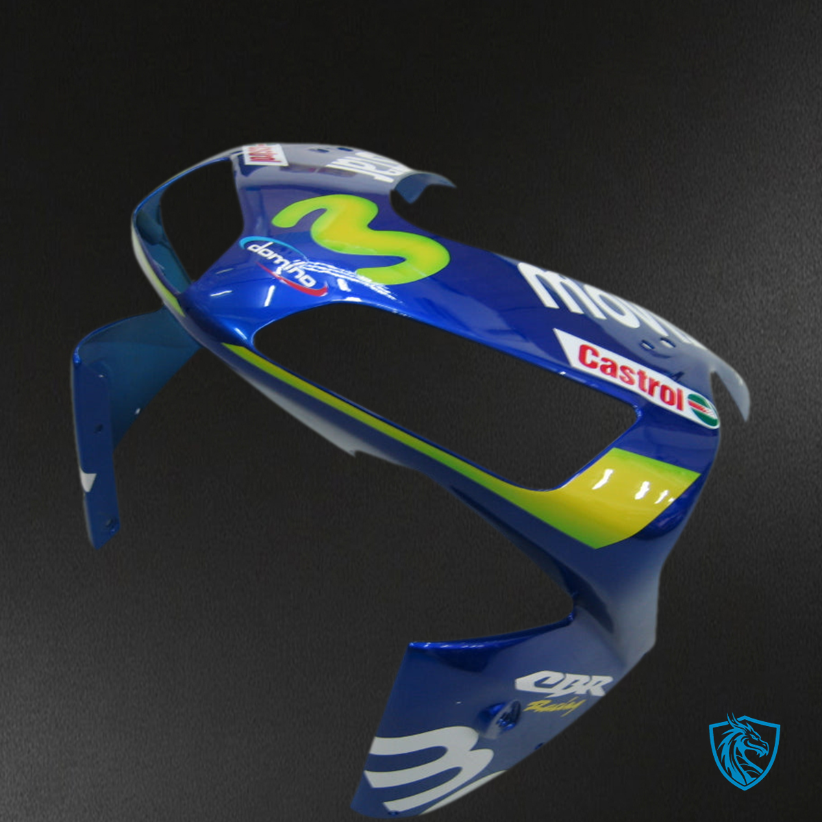 Honda CBR600RR (2003-2004) Blue & Green Movistar Generic Fairings Kit | ABS Bodywork