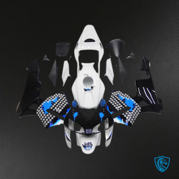 Honda CBR600RR (2003-2004) White & Black Special Edition - MERGEment Motorcycle Fairings Kit