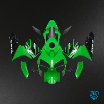 Honda CBR600RR (2003-2004) Green & Black Generic - MERGEment Motorcycle Fairings Kit