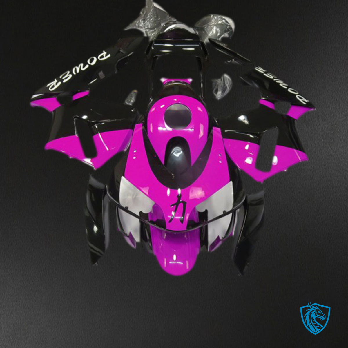 Honda CBR600RR (2003-2004) Hot Pink Power - MERGEment Motorcycle Fairings Kit