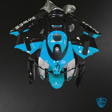Honda CBR600RR (2003-2004) Light Blue Power Motorcycle - Custom ABS Fairing Kit