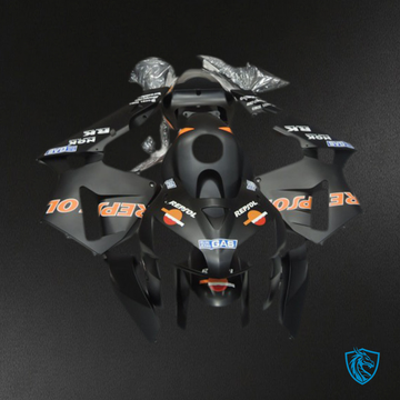 Honda CBR600RR (2003-2004) Matte Black Repsol Motorcycle - Fairing Kit | ABS Bodywork