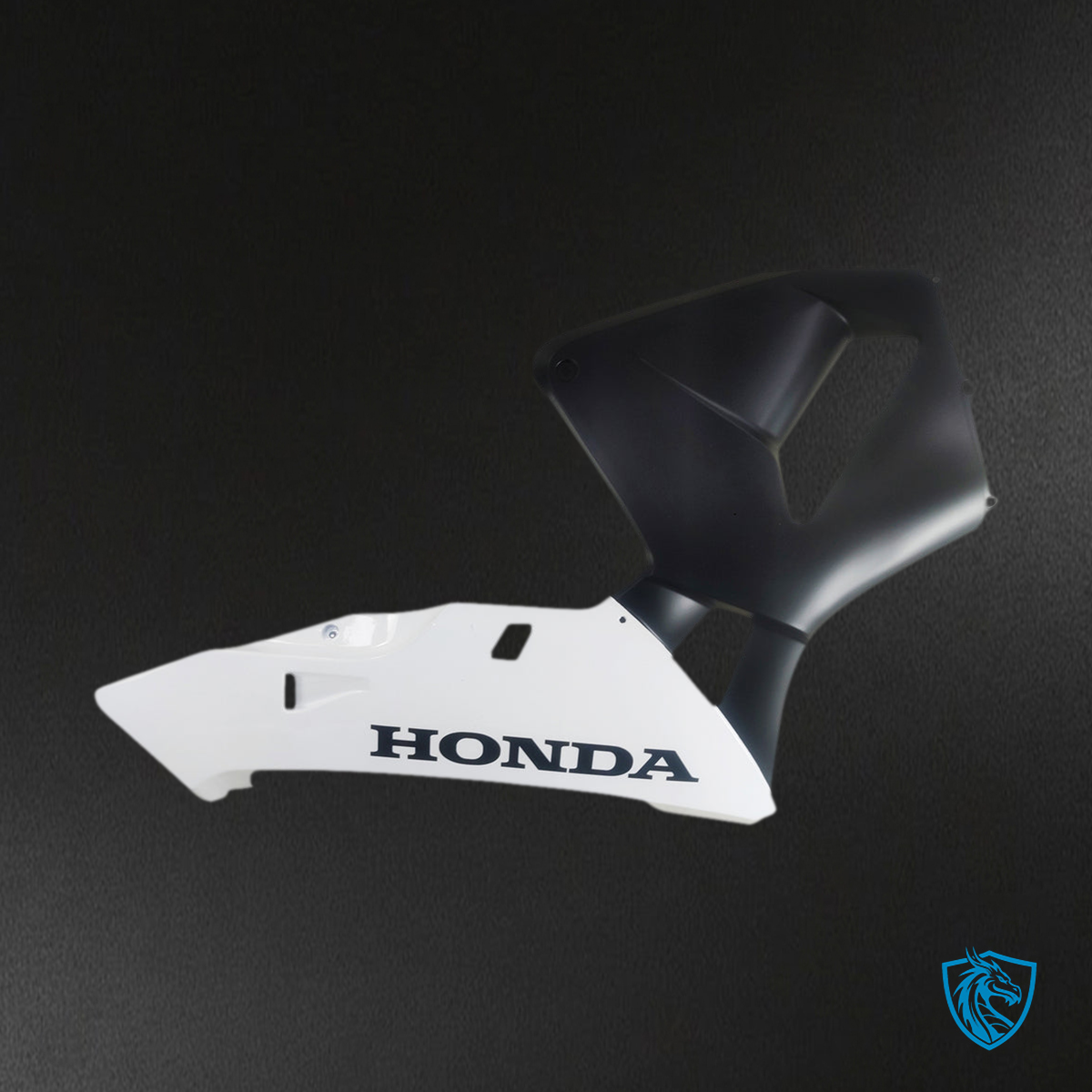 Honda CBR600RR (2003-2004) Matte Black & White Generic Fairings Kit | ABS Bodywork