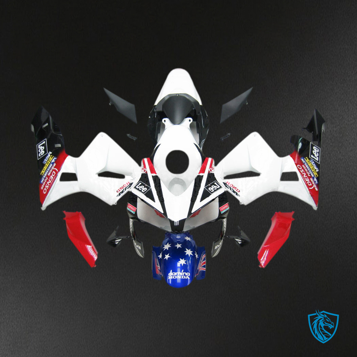 Honda CBR600RR (2003-2004) MultiColor Eurobet Generic - MERGEment Motorcycle Fairings Kit