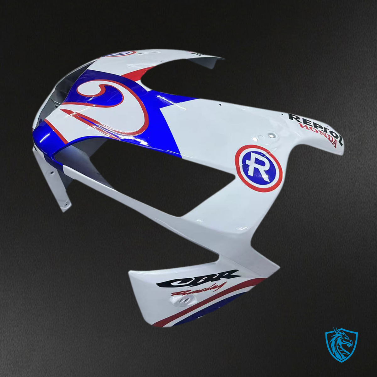 Honda CBR600RR (2003-2004) No. 2 White Generic - MERGEment Motorcycle Fairings Kit