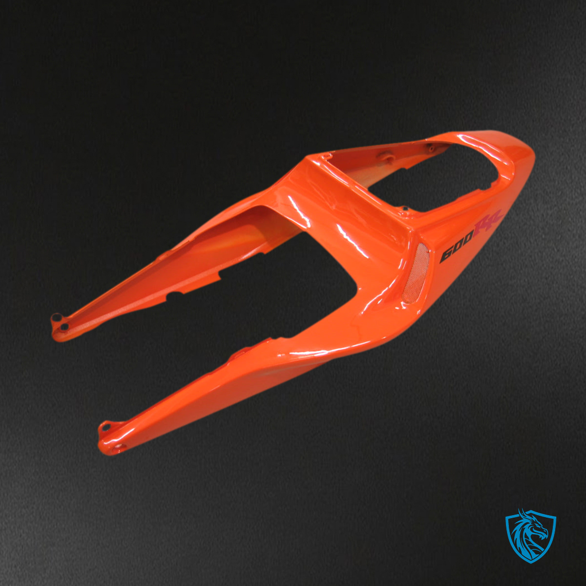 Honda CBR600RR (2003-2004) Orang & Black Flame Generic Fairings Kit | ABS Bodywork