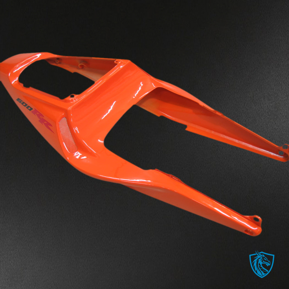 Honda CBR600RR (2003-2004) Orang & Black Flame Generic Fairings Kit | ABS Bodywork