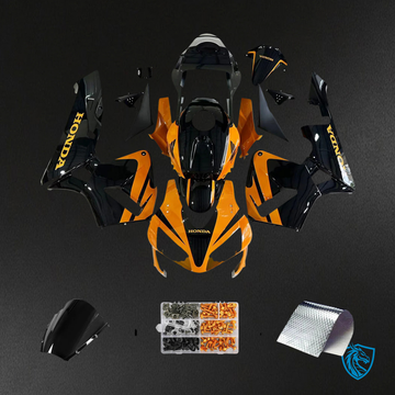 Honda CBR600RR (2003-2004) Orange & Black - Fairing Kit