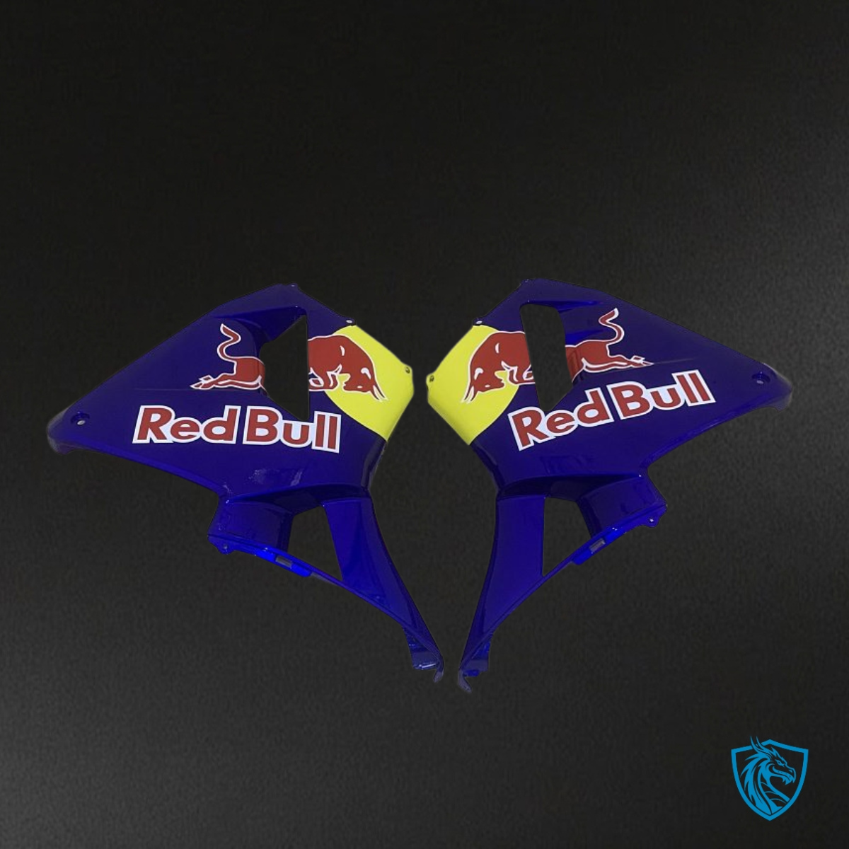 Honda CBR600RR (2003-2004) Glossy Blue Red Bull - MERGEment Motorcycle Fairings Kit