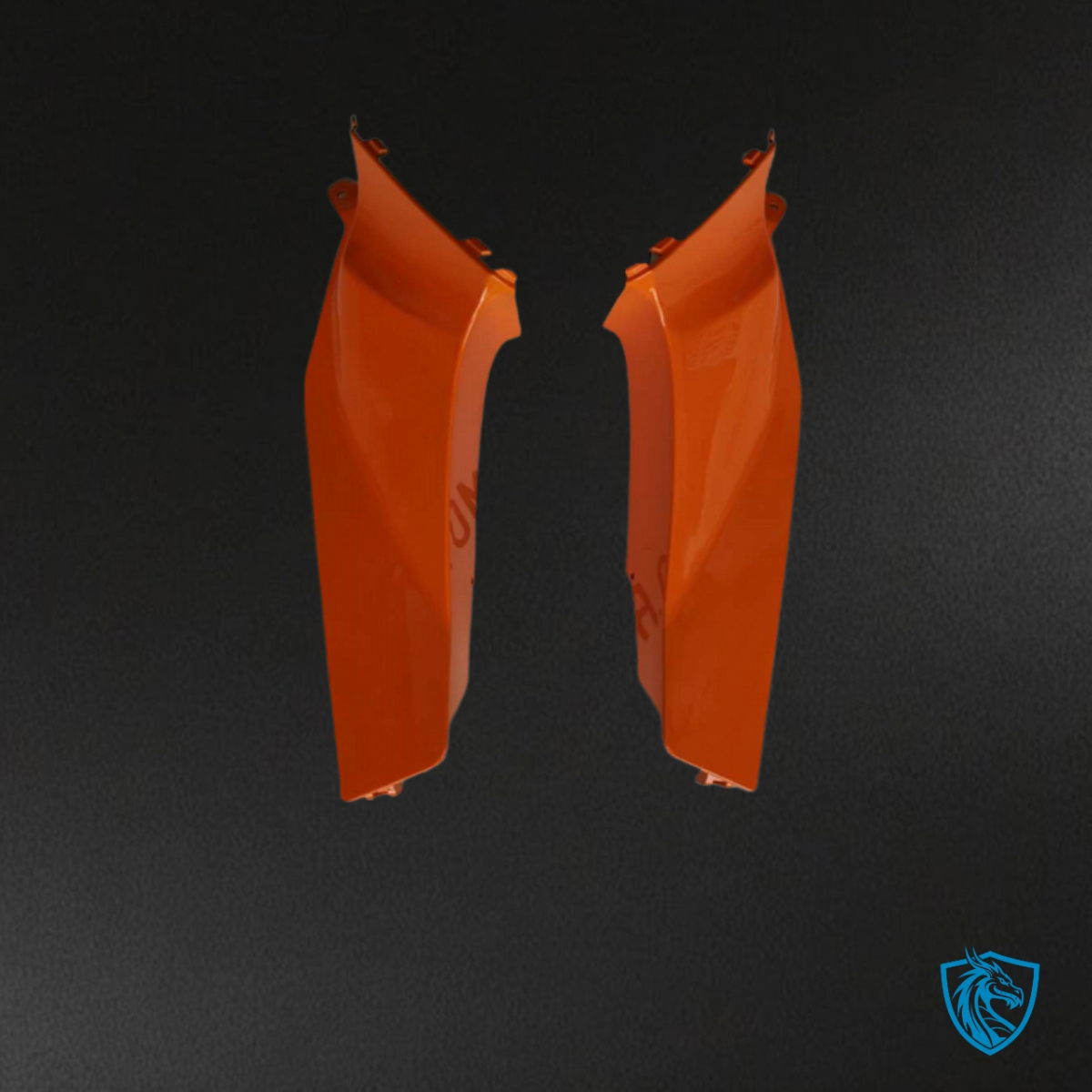 Honda CBR600RR (2003-2004) Black, Orange & Red Fairing Kit - Aftermarket ABS Bodywork
