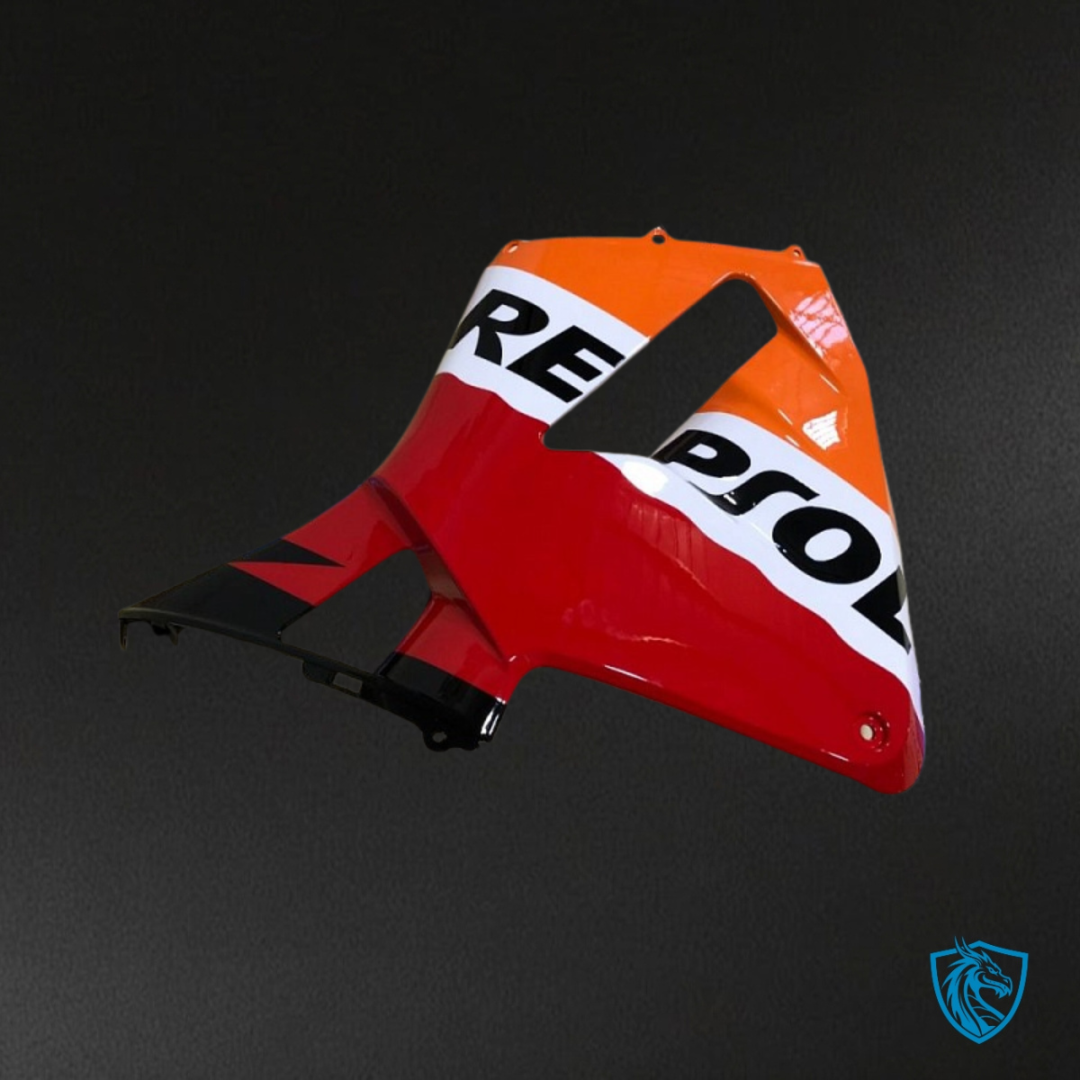 Honda CBR600RR (2003-2004) Black, Orange & Red Repsol - MERGEment Motorcycle Fairings Kit
