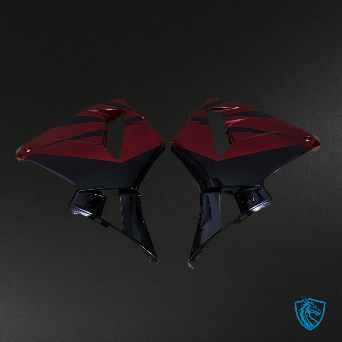 Honda CBR600RR (2003-2004) Black & Red Fairing Kit | ABS Bodywork