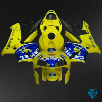 Honda CBR600RR (2003-2004) Yellow & Blue - MERGEment Motorcycle Fairings Kit