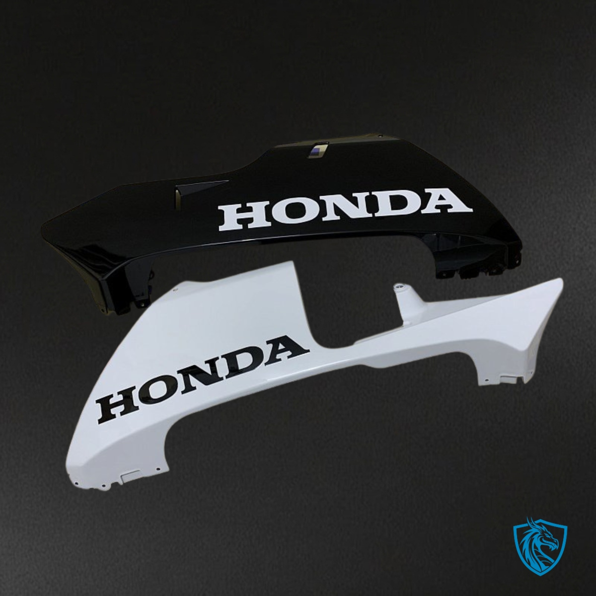 Honda CBR600RR (2003-2004) White & Black Fairing kit - Aftermarket ABS Bodywork