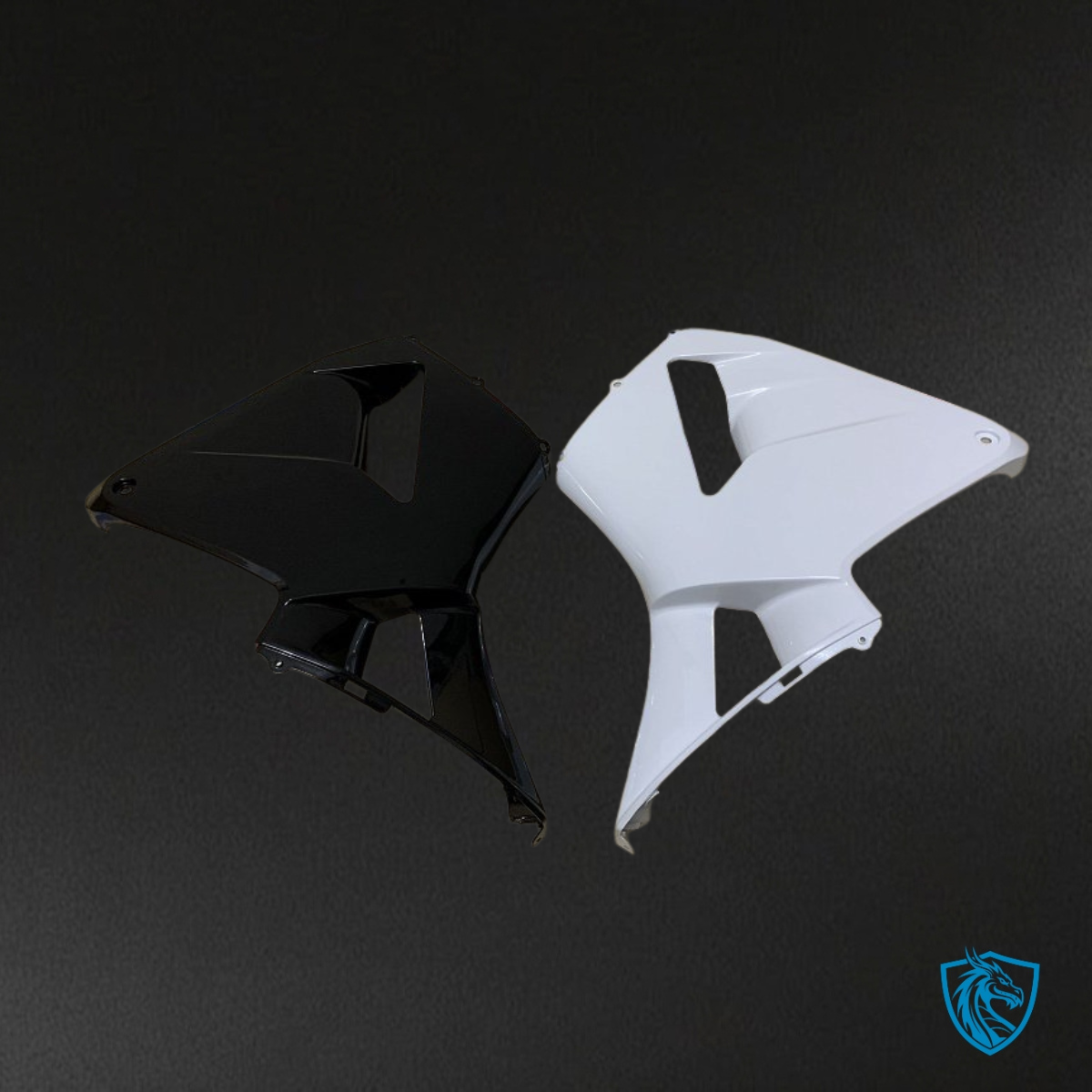 Honda CBR600RR (2003-2004) White & Black Fairing kit - Aftermarket ABS Bodywork