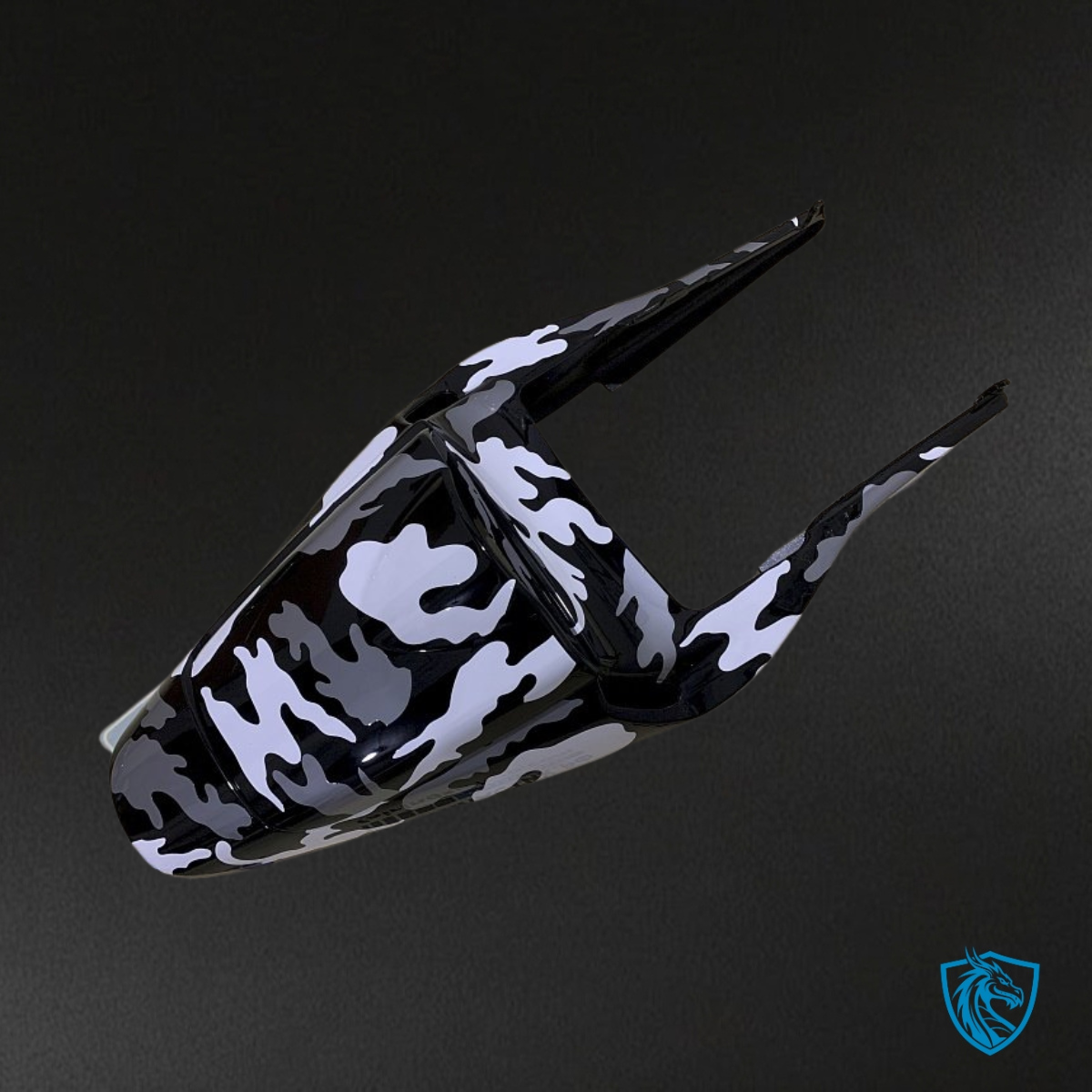 Honda CBR600RR (2003-2004) White, Black & Gray Camo - Custom ABS Fairing Kit