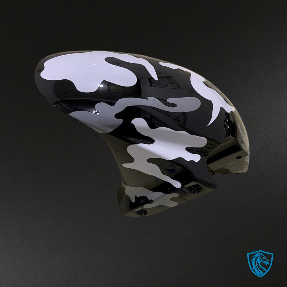 Honda CBR600RR (2003-2004) White, Black & Gray Camo - MERGEment Motorcycle Fairings Kit