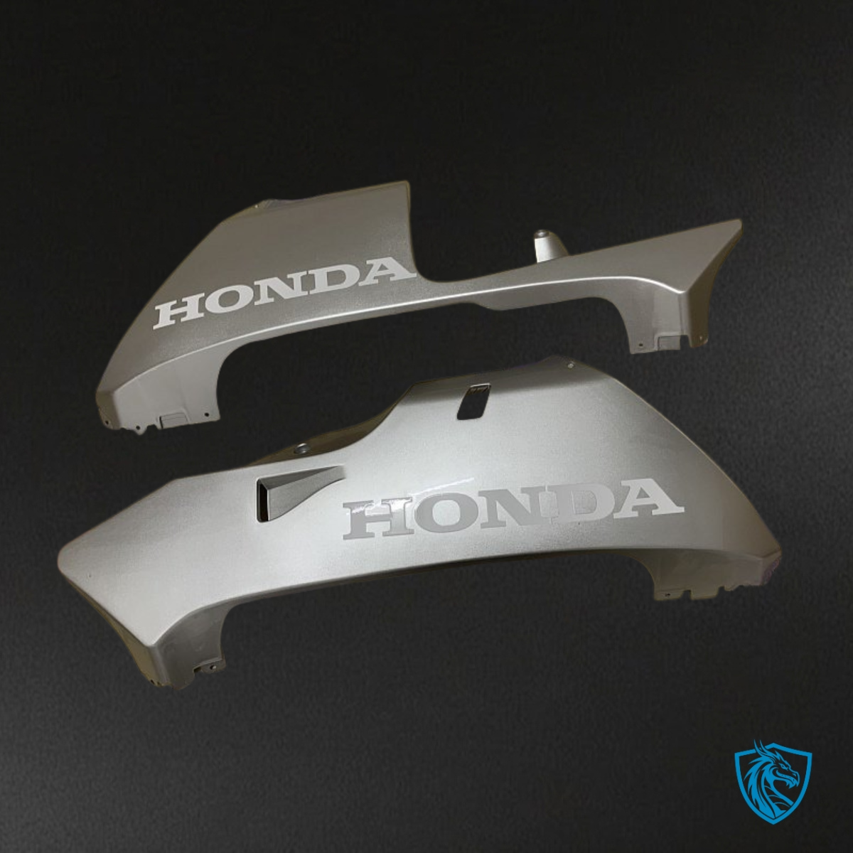 Honda CBR600RR (2003-2004) White, Black & Silver Fairing Kit | ABS Bodywork