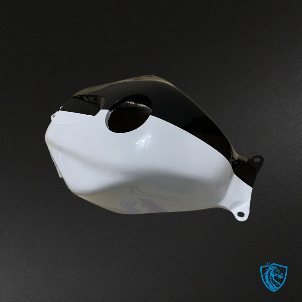 Honda CBR600RR (2003-2004) White & Black - Custom ABS Fairing Kit