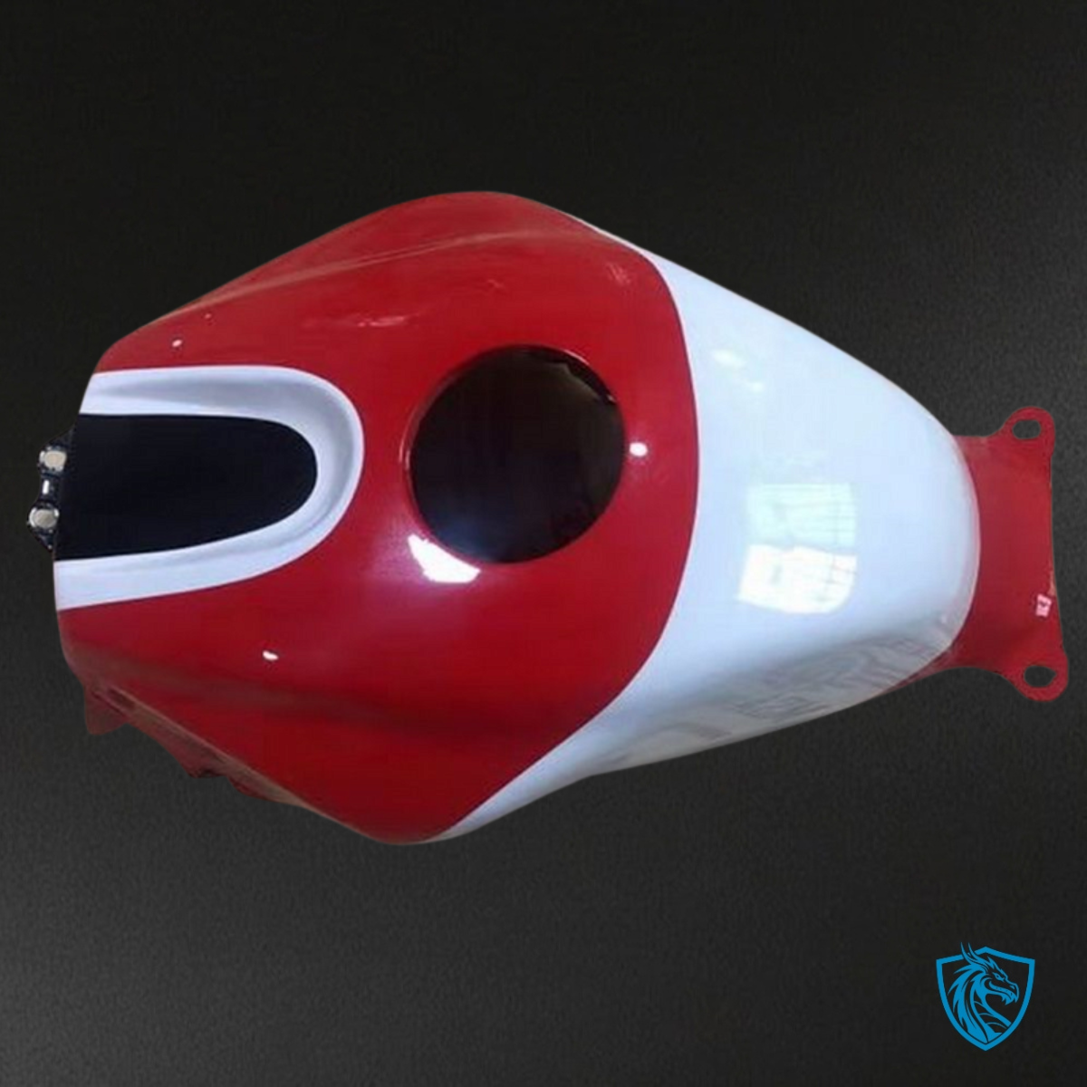 Honda CBR600RR (2003-2004) White & Red Gloss - MERGEment Motorcycle Fairings Kit