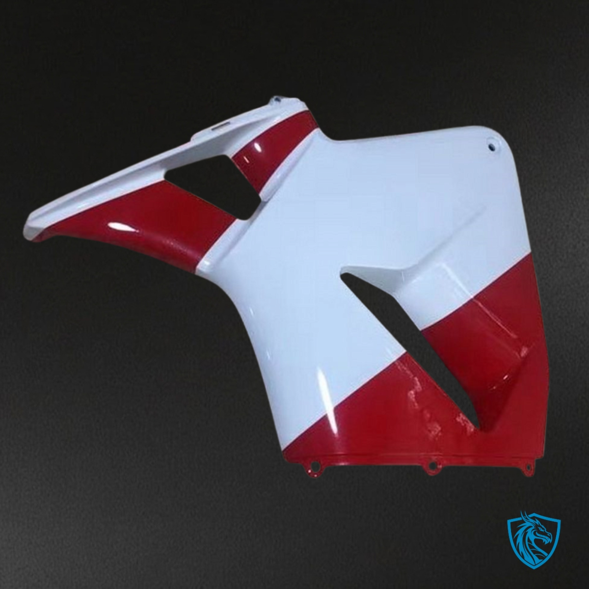 Honda CBR600RR (2003-2004) White & Red Gloss - MERGEment Motorcycle Fairings Kit