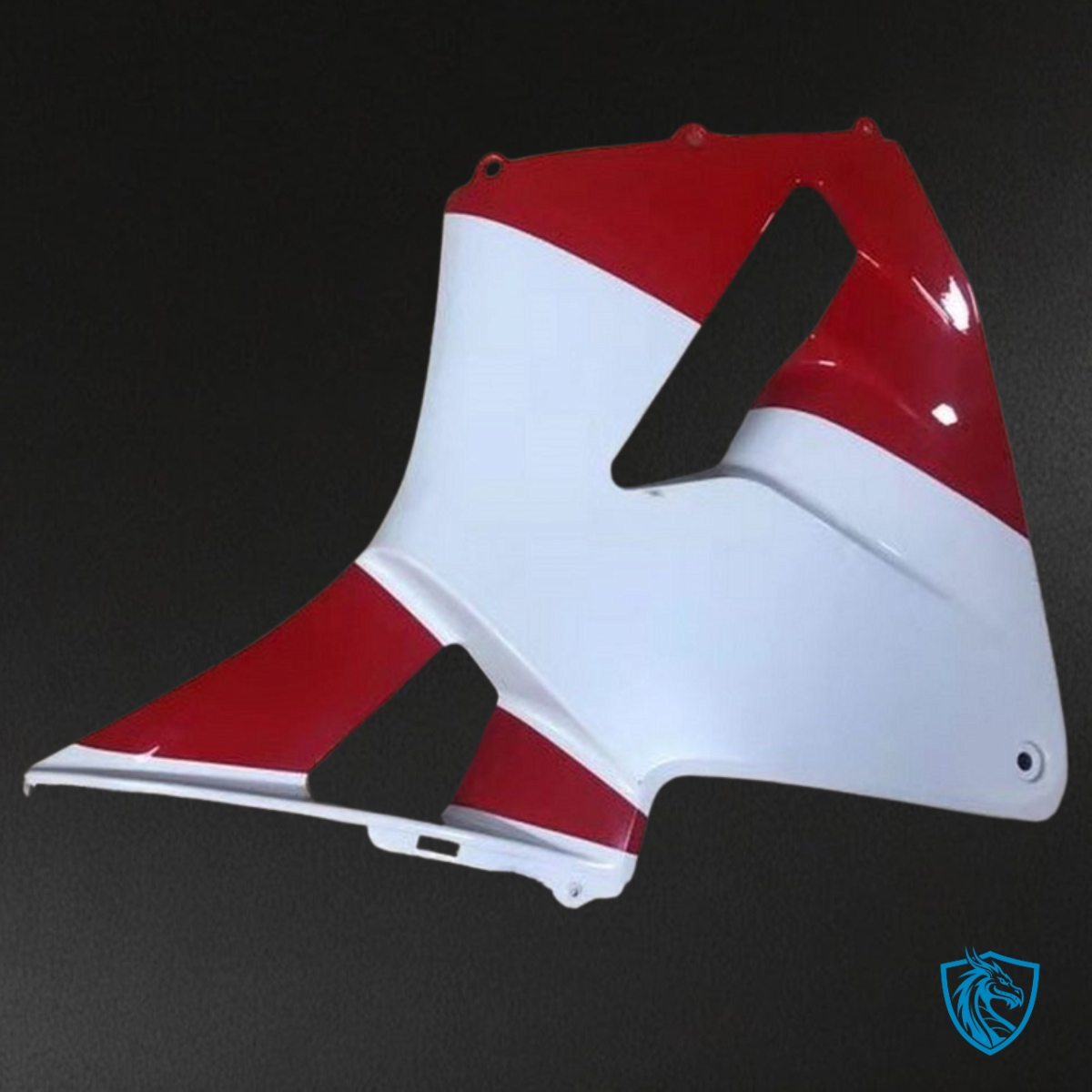 Honda CBR600RR (2003-2004) White & Red Gloss - MERGEment Motorcycle Fairings Kit