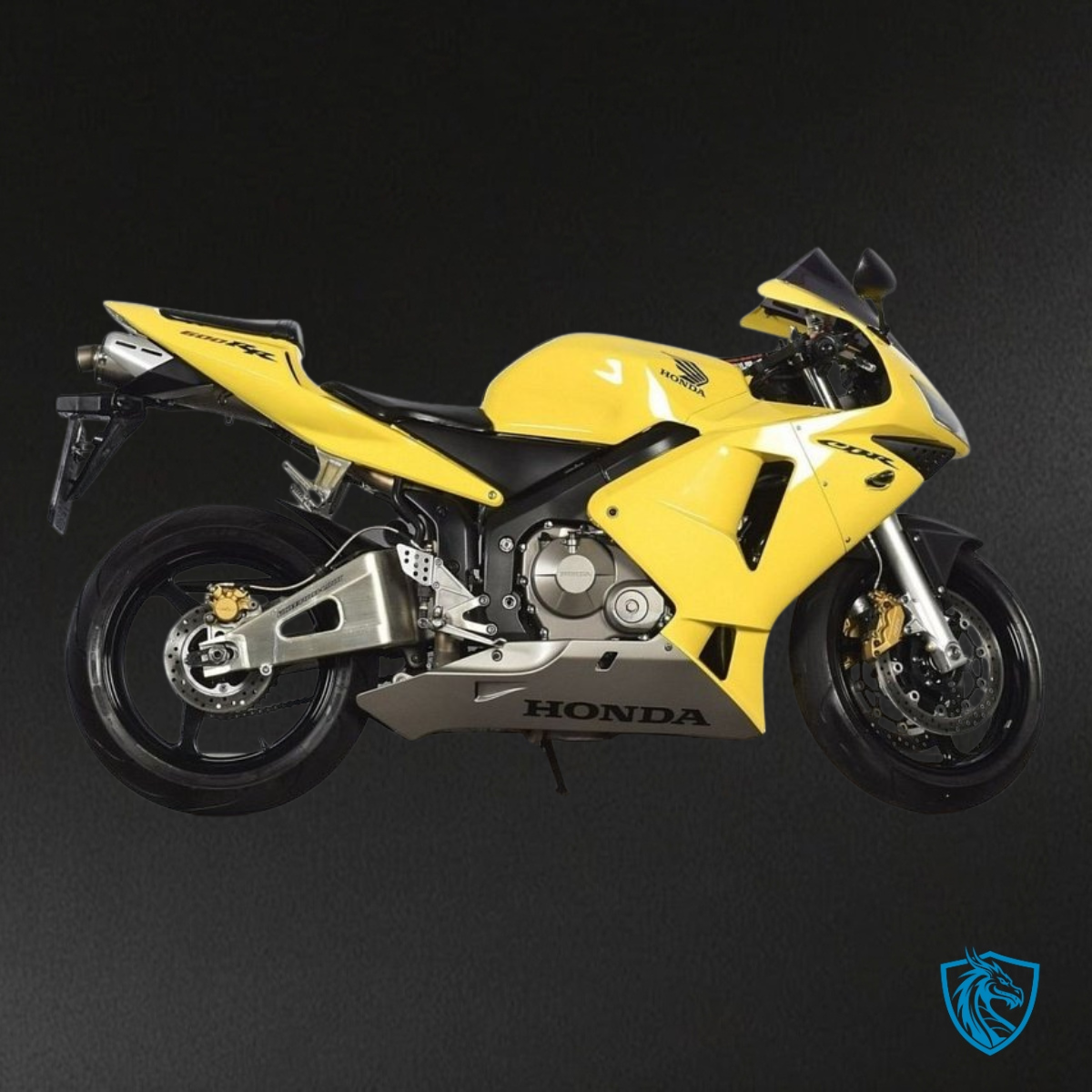 Honda CBR600RR (2003-2004) Yellow & Black - MERGEment Motorcycle Fairings Kit