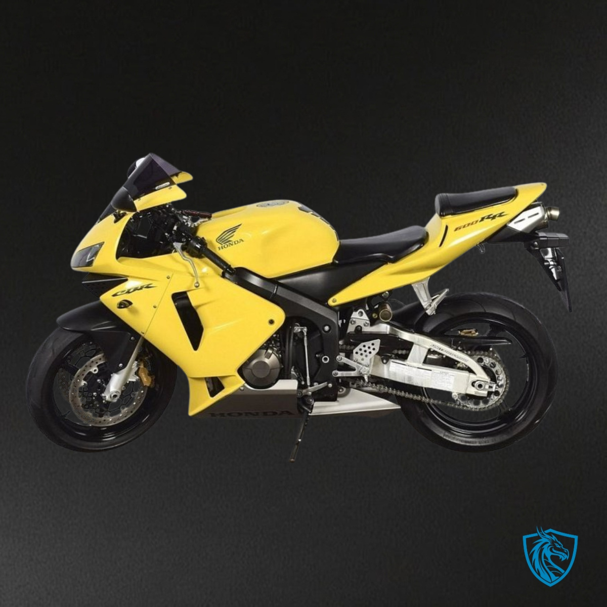 Honda CBR600RR (2003-2004) Yellow & Black - MERGEment Motorcycle Fairings Kit
