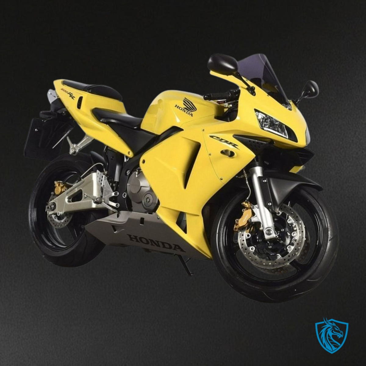 Honda CBR600RR (2003-2004) Yellow & Black - MERGEment Motorcycle Fairings Kit