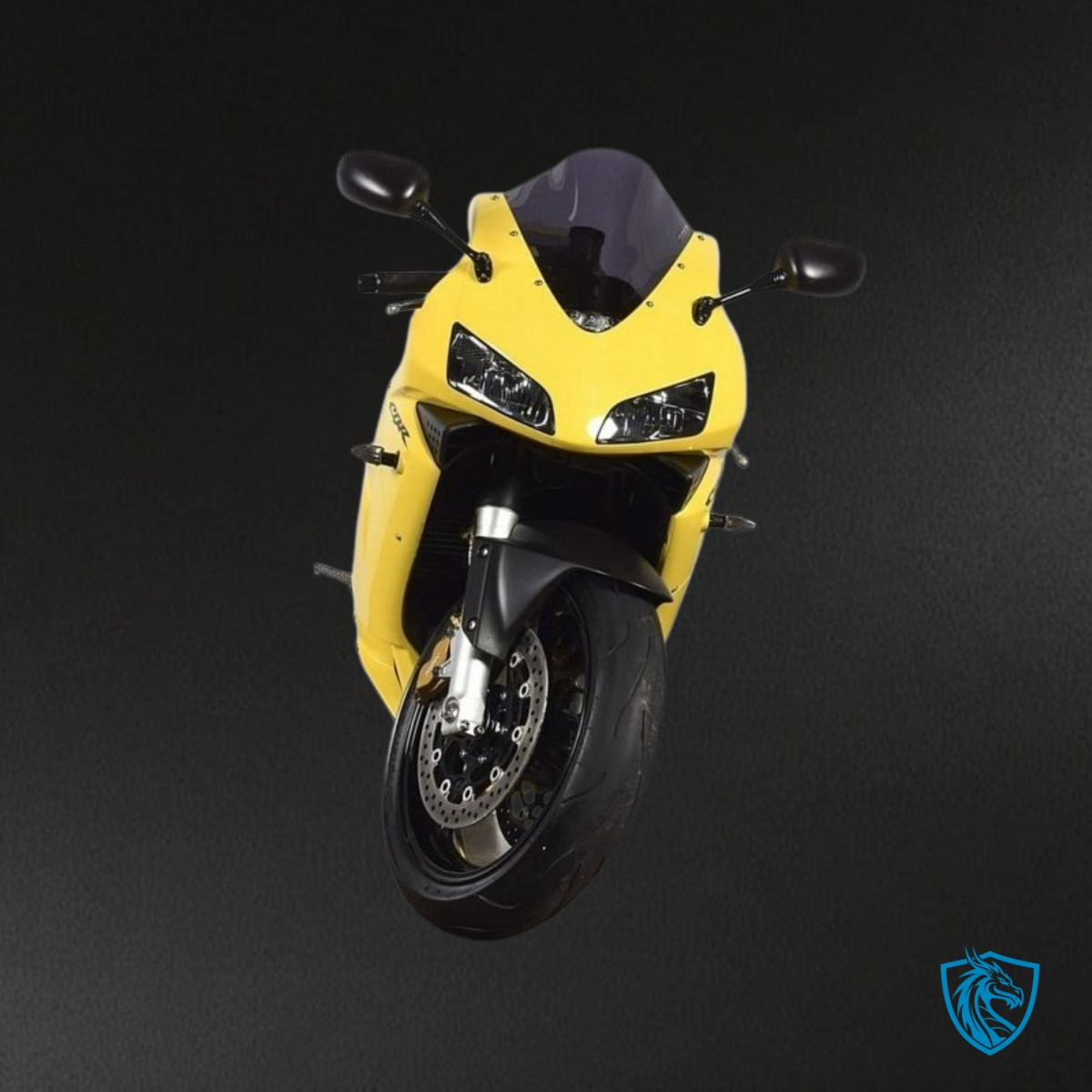 Honda CBR600RR (2003-2004) Yellow & Black Fairing Kit - Aftermarket ABS Bodywork