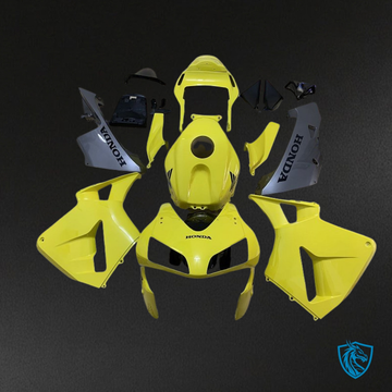Honda CBR600RR (2003-2004) Yellow & Black Fairing Kit - Aftermarket ABS Bodywork