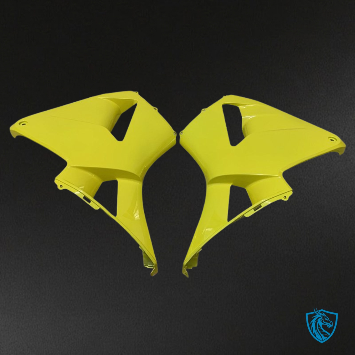 Honda CBR600RR (2003-2004) Yellow & Black Fairing Kit - Aftermarket ABS Bodywork