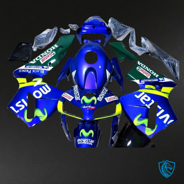 Honda CBR600RR (2003-2004) Blue & Yellow - Custom ABS Fairing Kit