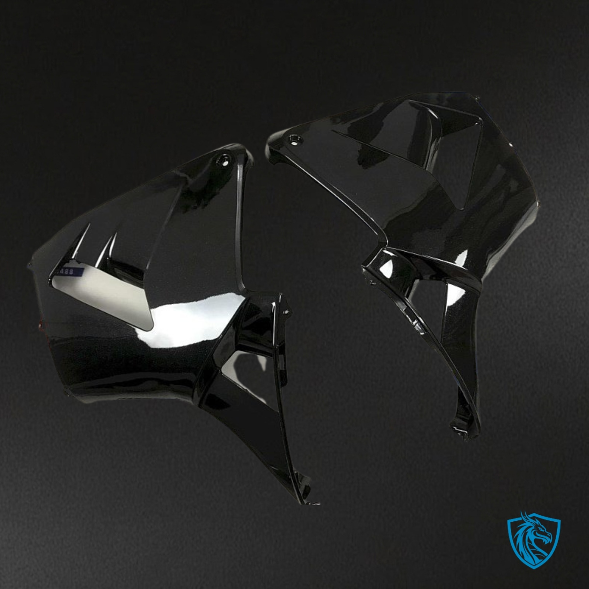Honda CBR600RR (2003-2004) Gloss Black - Custom ABS Fairing Kit