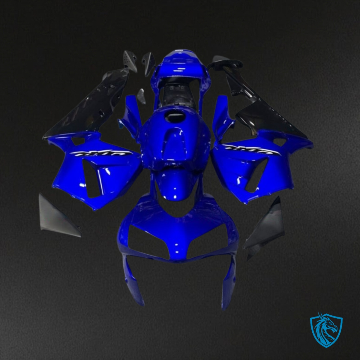 Honda CBR600RR (2003-2004) Blue & Black - Custom ABS Fairing Kit