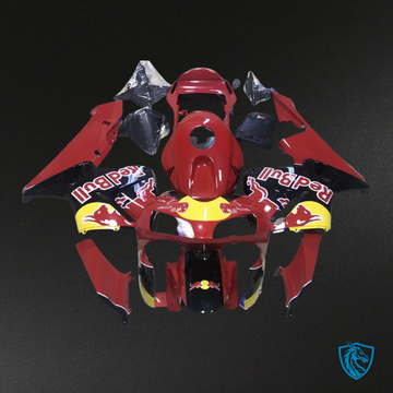 Honda CBR600RR (2003-2004) Red & Black Red Bull Fairing Kit | ABS Bodywork