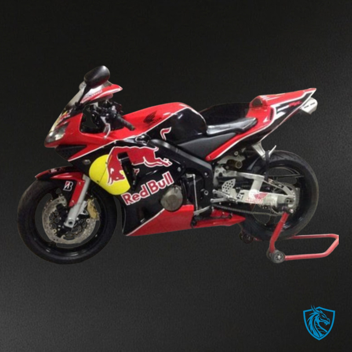 Honda CBR600RR (2003-2004) Red & Black Red Bull Fairing Kit | ABS Bodywork