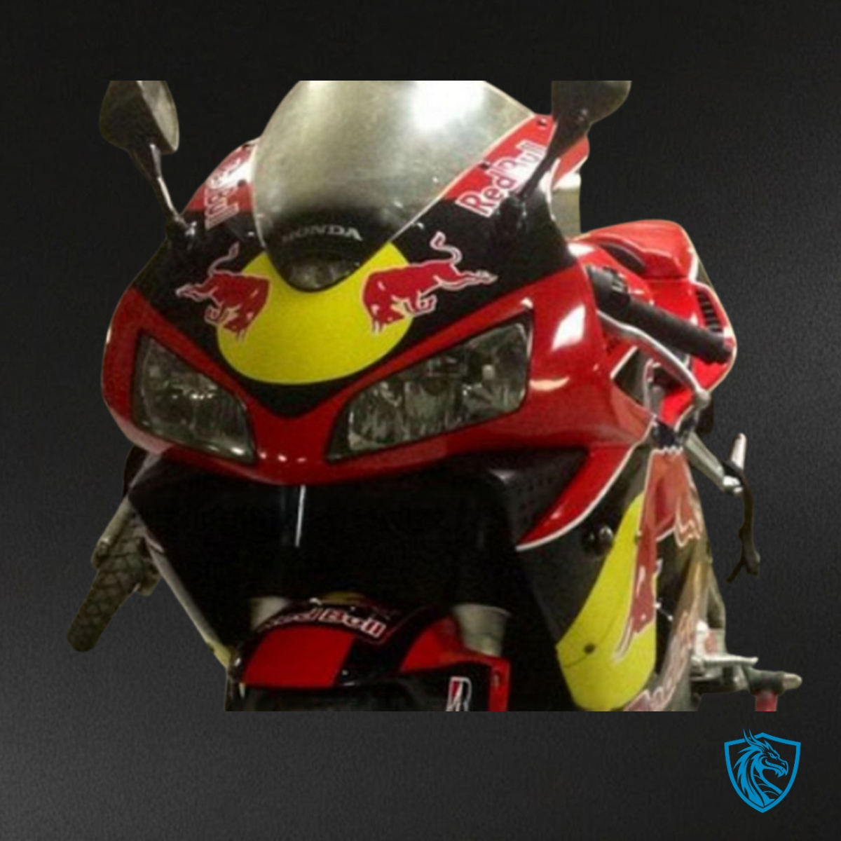 Honda CBR600RR (2003-2004) Red Bull Red, Black & Yellow - Custom ABS Fairing Kit
