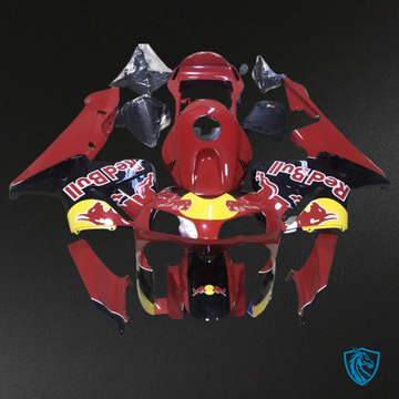 Honda CBR600RR (2003-2004) Red Bull Red, Black & Yellow - Custom ABS Fairing Kit
