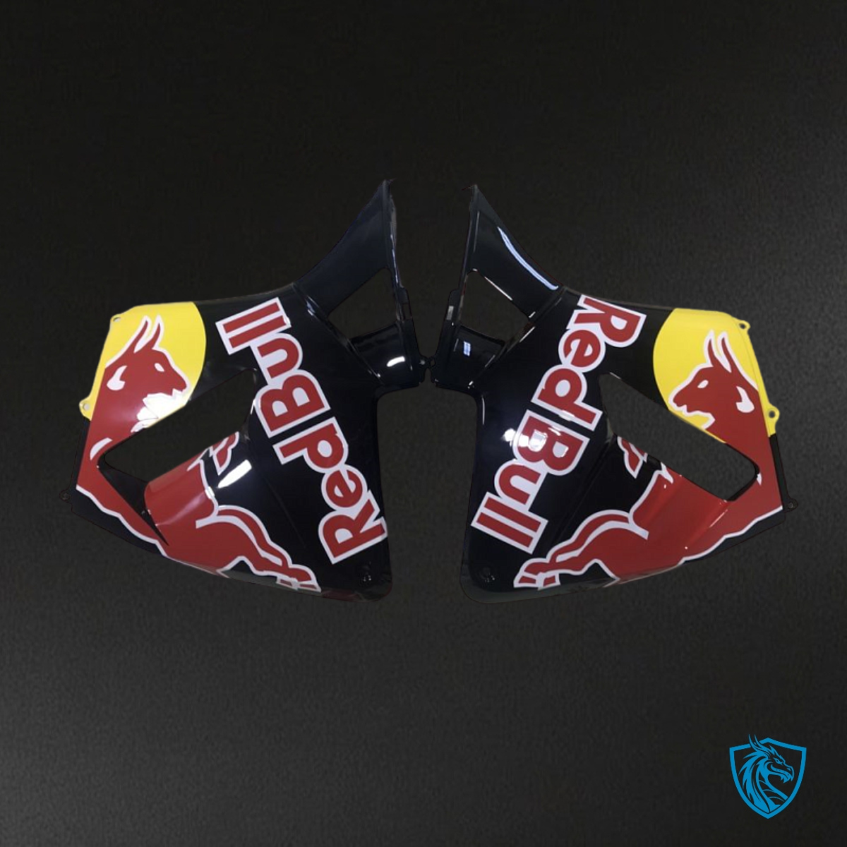 Honda CBR600RR (2003-2004) Red Bull Red, Black & Yellow - Custom ABS Fairing Kit