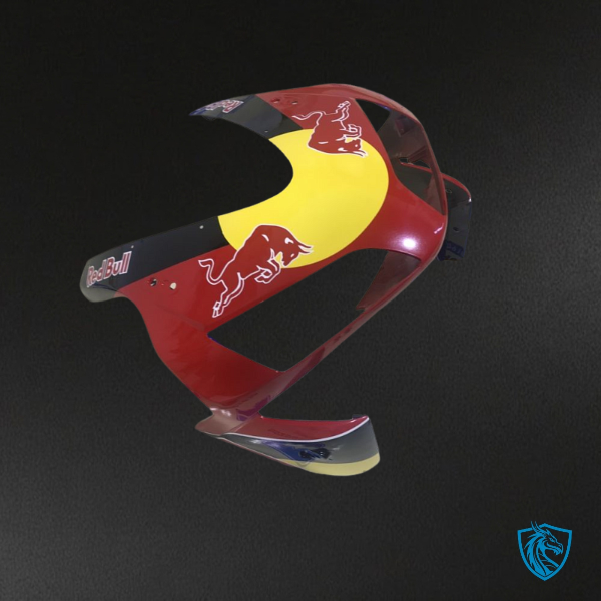 Honda CBR600RR (2003-2004) Red Bull Red, Black & Yellow - Custom ABS Fairing Kit