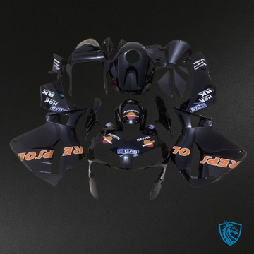 Honda CBR600RR (2003-2004) Repsol Black - MERGEment Motorcycle Fairings Kit