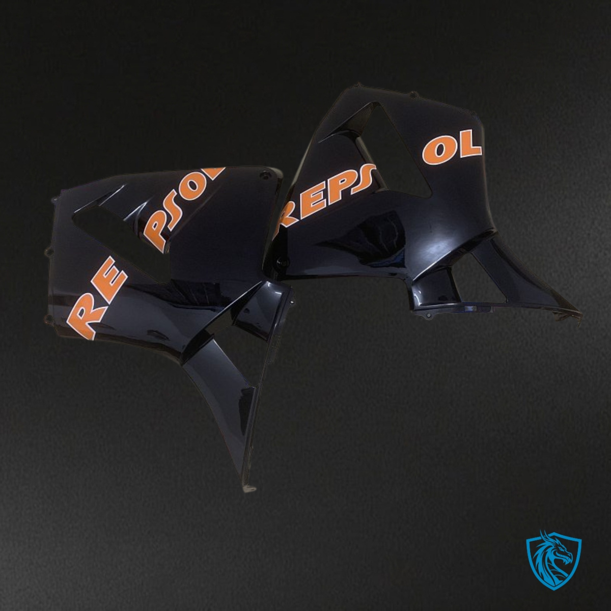 Honda CBR600RR (2003-2004) Repsol Black - MERGEment Motorcycle Fairings Kit