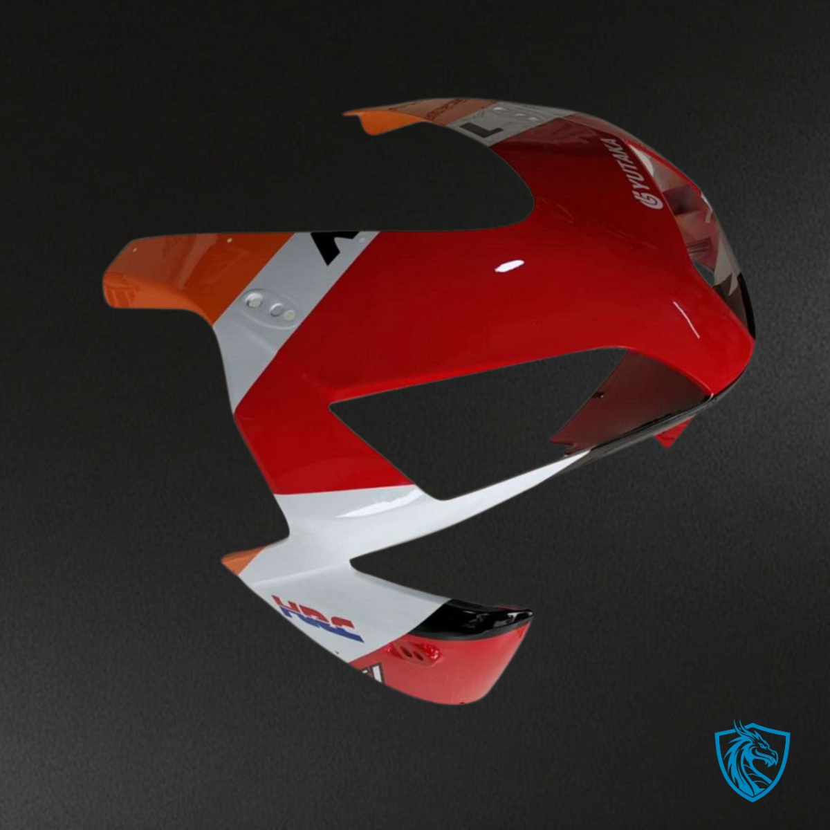 Honda CBR600RR (2003-2004) Repsol White, Black & Orange Fairing Kit | ABS Bodywork