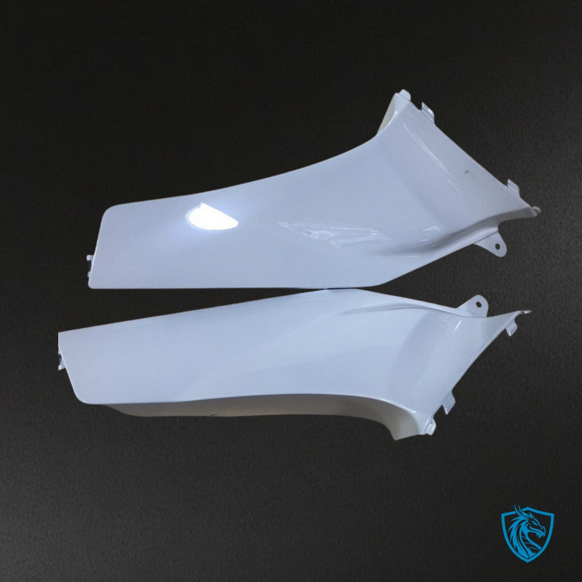 Honda CBR600RR (2003-2004) White & Silver Repsol - Custom ABS Fairing Kit