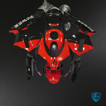 Honda CBR600RR (2003-2004) Red Glossy Power Design - Fairing Kit | ABS Bodywork